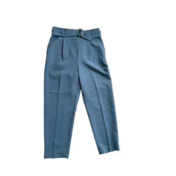 Ann Taylor ANN TAYLOR The Belted Boot Pant In Iron Gray Solid 4 NWT - Picture 1 of 10